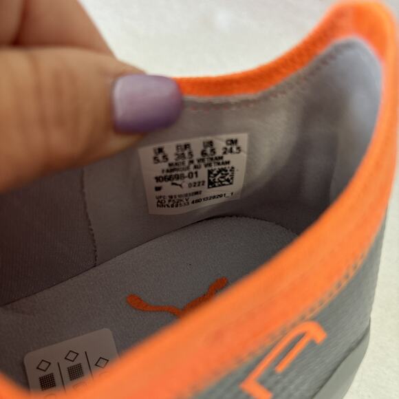 Puma Ultra 2.4‎ FG AG Soccer Cleats Men’s Size 6.5 Gray Orange NWT main image 5